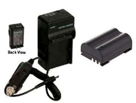 BLM1 BLM01 Battery + Charger for Olympus C-5060 C-7070 C-8080 E-1 E-3 E-30 E-520 - £19.38 GBP