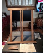 NOS Vintage MCM Anco Bilt Tabletop Easel Wood Stand Art Display Portable... - $5,503.23 MXN