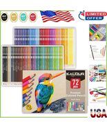 Vibrant 72 Pack Non-Toxic Colored Pencils for Creative Sketching &amp; Shading - $350.61 MXN