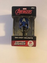 Marvel Captain America Die-Cast Helmet Display Avenger - £7.73 GBP
