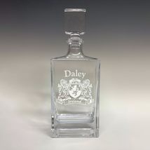 Daley Irish Coat of Arms Deluxe Whiskey Decanter - $62.72