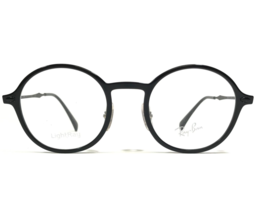 Ray-Ban Eyeglasses Frames RB7087 2000 LightRay Shiny Black Gray Round 46-21-140 - $111.98