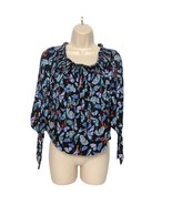Free People We The Free Lexington Off Shoulder Top Size XS Butterfly Floral - €19,02 EUR