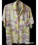 Vintage Art Vogue of California Asian Print Hawaiian Shirt - $275.83