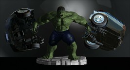 Hulk From The Incredible Hulk Action Figures File STL 3D Printing 2 Versions - £2.15 GBP
