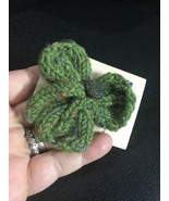 donegal collection knitted 100% Wool shamrock brooch - £15.73 GBP