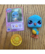 Littlest Pet Shop Gen 7 Series 2 #82 Turquoise Blue Kiwi Bird Purple Eyes  - $222.58 MXN