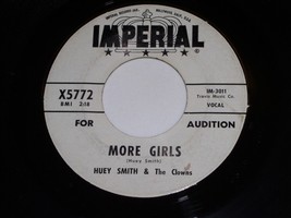 Huey Smith &amp; Clowns More Girls Sassy Sara Promo 45 RPM Record Imperial Label VG+ - £27.59 GBP