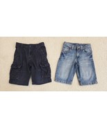 2PC Lot Cherokee Cargo Shorts &amp;  Wrangler Denim Bermuda Shorts Boys Size 8 - $8.90