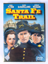Santa Fe Trail 1940 B&amp;W DVD Errol Flynn Ronald Reagan Olivia DeHavilland NEW - £9.72 GBP