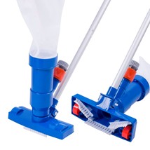 2023 Upgraded Swimming Pool Spa Jet Vacuum Cleaner With Brush &amp; 56&quot; Pole,For Abo - £30.25 GBP