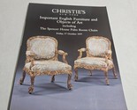 Christie&#39;s Important English Furniture and Objects of Art October 17, 1997 - $22.98