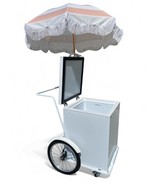 Gelato Mobile Cart  Electric Ice Cream Freezer Cart Electric Gelato Cart - $98,256.76 MXN