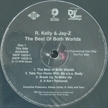R. Kelly &amp; JAY-Z &quot;The Best Of Both Worlds&quot; 2002 2X Vinyl Lp Promo Cl EAN *Sealed* - £21.25 GBP