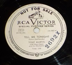 Tony Martin 78 Tell Me Tonight / The Sea Of The Moon SH1F - £5.51 GBP
