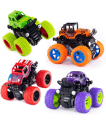 4 Pack Monster Truck Toys for Boys and Girls, Inertia Car Educational To... - £25.62 GBP