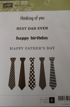 Stampin Up Best Dad Ever Stamp Set - £9.19 GBP