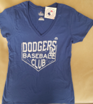 DODGERS LA Baseball Club V-Neck T-Shirt, New with tags, Avail Sizes: L &amp; XL - $37.95
