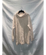 Style &amp; Co Womens Plus Waffle Knit Turtleneck Sweater Beige Size 1X (DEF... - $383.39 MXN
