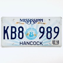 2018 United States Mississippi Hancock County Passenger License Plate KB... - $16.25 CAD
