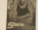 Simon Sez Movie Print Ad Dennis Rodman TPA9 - $5.93