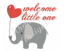 Welcome Little One - Machine Embroidery Design - £2.78 GBP