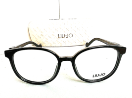 New LIU JO LJ 2632 LJ2632 001 Black 50mm Round Women&#39;s Eyeglasses Frame  - £55.94 GBP