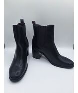 Tommy Hilfiger Women's Brae Pull On Boot Size 11 Black 3.5" Stacked Heel... - $47.75