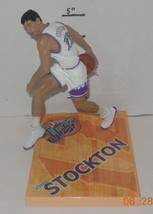 McFarlane NBA Series 2 John Stockton Action Figure VHTF White Jersey - $23.68