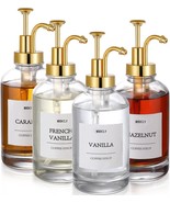 Coffee Bar Accessories, Coffee Syrup Dispenser - 4Pack,16.9Oz Syrup, Gol... - $37.94