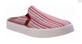 Revitalign Women&#39;s Esplanade Red Stripe Mule, Slip-On, Orthotic Contoured Shoe - £59.35 GBP