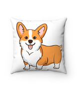 Pembroke Welsh Corgi Spun Polyester Square Pillow - £23.43 GBP