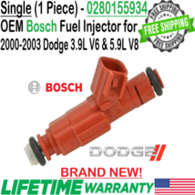 NEW OEM Bosch 1Pc Fuel Injector for 2000, 2001, 2002, 2003 Dodge Dakota ... - £62.02 GBP