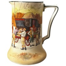 Vintage Royal Doulton Seriesware Pitcher Jug Coaching Days 6&quot; Made In En... - $50.00
