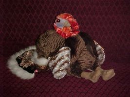 Small Folkmanis Turkey Hand Puppet Plush Toy With Tags Rare - $98.99