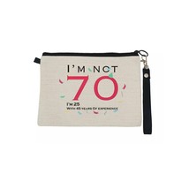 70th Birthday Gifts for Women Happy Birthday Makeup Bag Funny Birthday Decoratio - £43.02 GBP