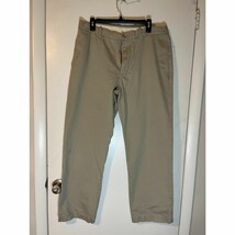 J Crew Men&#39;s Normcore Dadcore Business Casual Broken in Chino Khaki Pant... - $15.88