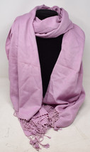 Pashmina Womens Mashmina Silk Scarf Purple - £78.29 GBP