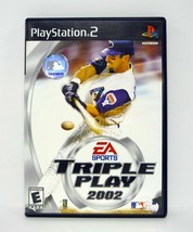 Triple Play 2002 Authentic Sony PlayStation 2 PS2 Game 2002 - $2.22
