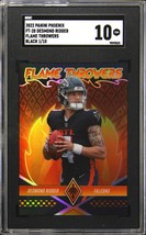 2022 Panini Phoenix Flame Throwers #FT-28 Desmond Ridder Black 1/10 SGC 10 - £254.64 GBP