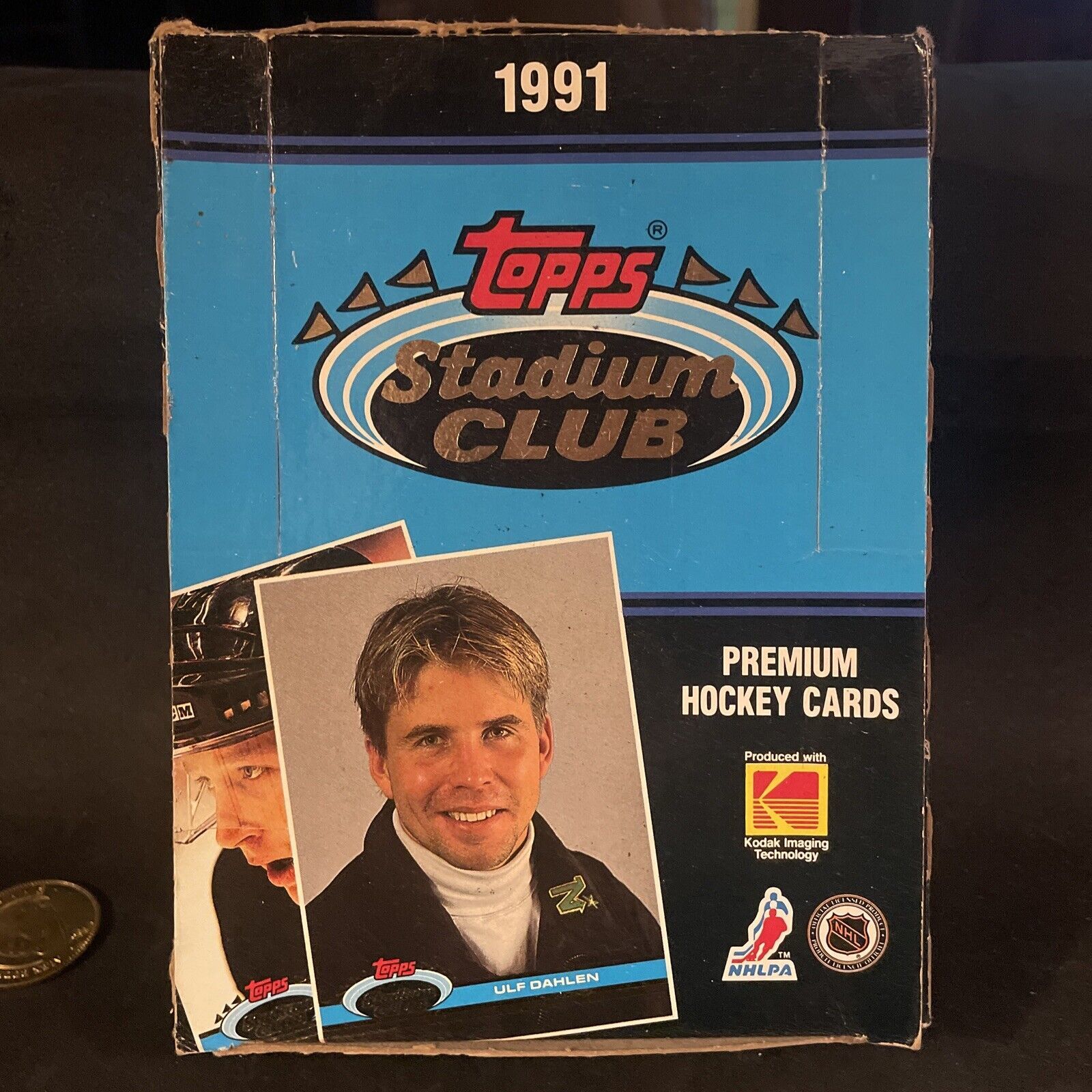 1991 Topps Stadium Club Hockey Unopened Wax Box! GRETZKY-LEMIEUX-HULL++ GEM??!!? - $39.12