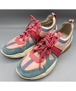 Coach Womens Sneakers City Sole Runner Pink Blue Colorblock Mesh Size 8.5 - $749.31 MXN