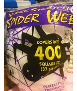 ShipN24Hours. New Supper Strech Spider Web. Covers 400 square feet. 37 s... - $8.41
