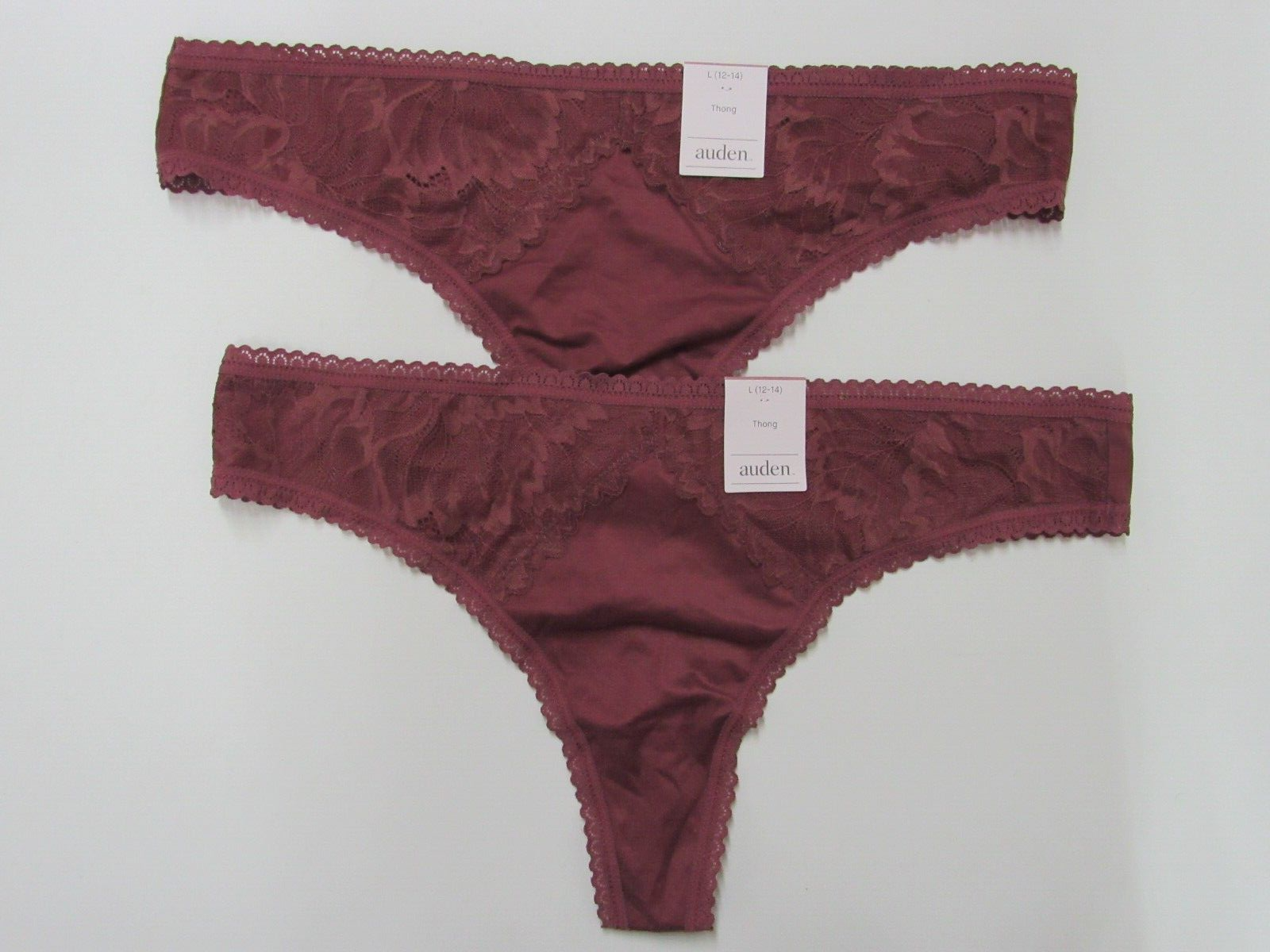 Auden Women's Variety 2 Pack Cheeky Underwear Size Medium 8-10