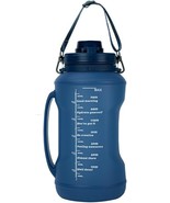 Sports Water Bottle with Time Marker BPA Free Non Toxic Leak proof Motiv... - £19.59 GBP