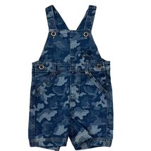 Absorba Baby Boys' Camo Denim Short Overalls Size 6 Months NWOT - $17.28