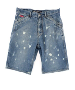 DrunknMunky Men&#39;s Carpenter Shorts 36 Looks Like Bleach Spots - $33.70 CAD
