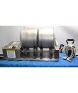 BIRO VTS 43 VACUUM TWIN 20 LB TUMBLER MEAT MARINATOR w/ PUMP  115V VERY ... - $3,650.00