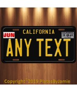 California Any TEXT MONTH YEAR Personalized Custom Aluminum License Plat... - £13.99 GBP