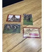 Vintage Lot of 4 State of Kansas Postcards Santa Fe Trail Native America... - $184.19 MXN